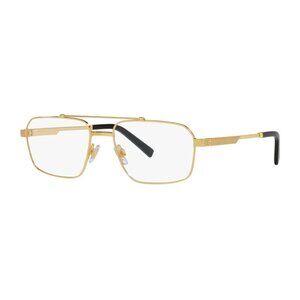 NEW DOLCE & GABBANA EYEGLASSES, GOLD EYEWEAR DG1345 02